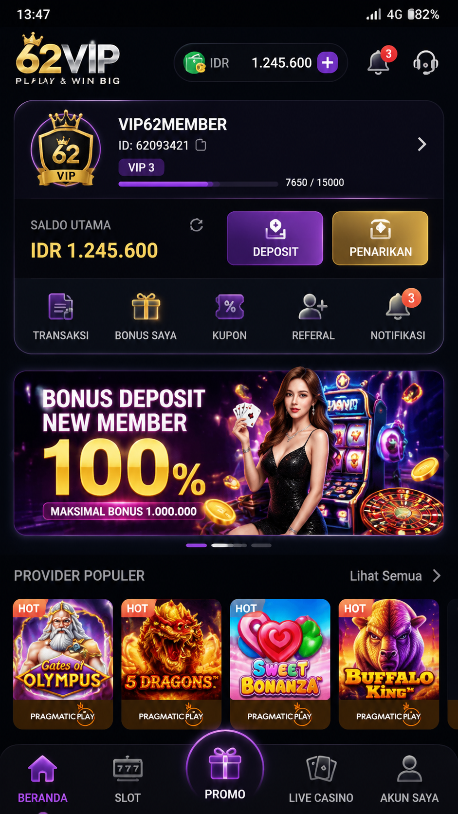 Screenshot 3 62vip